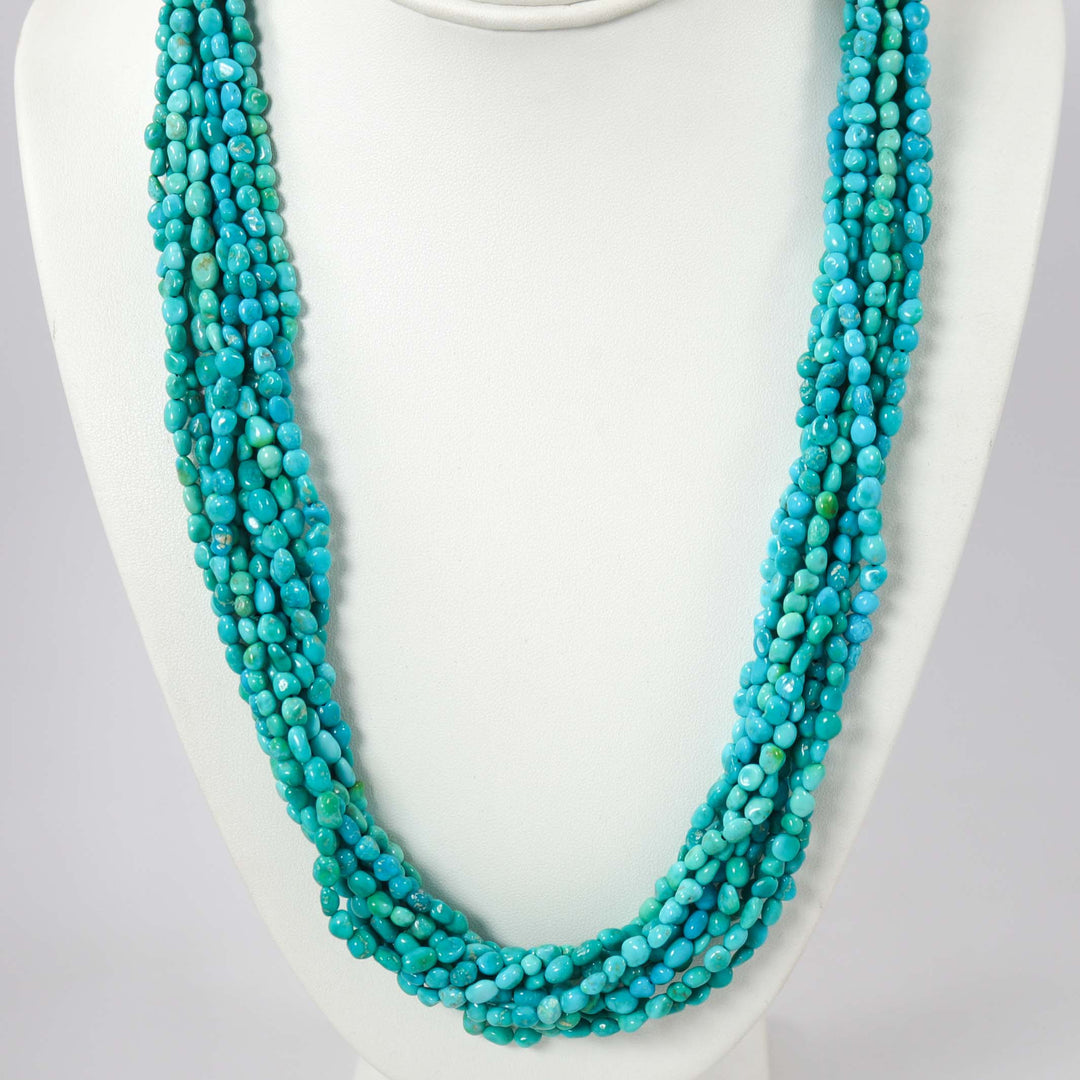 Sleeping Beauty Turquoise Necklace by Teresa Montoya - Garland's