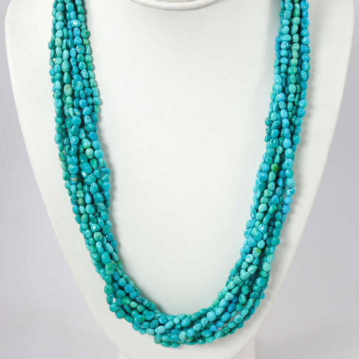 Sleeping Beauty Turquoise Necklace by Teresa Montoya - Garland's
