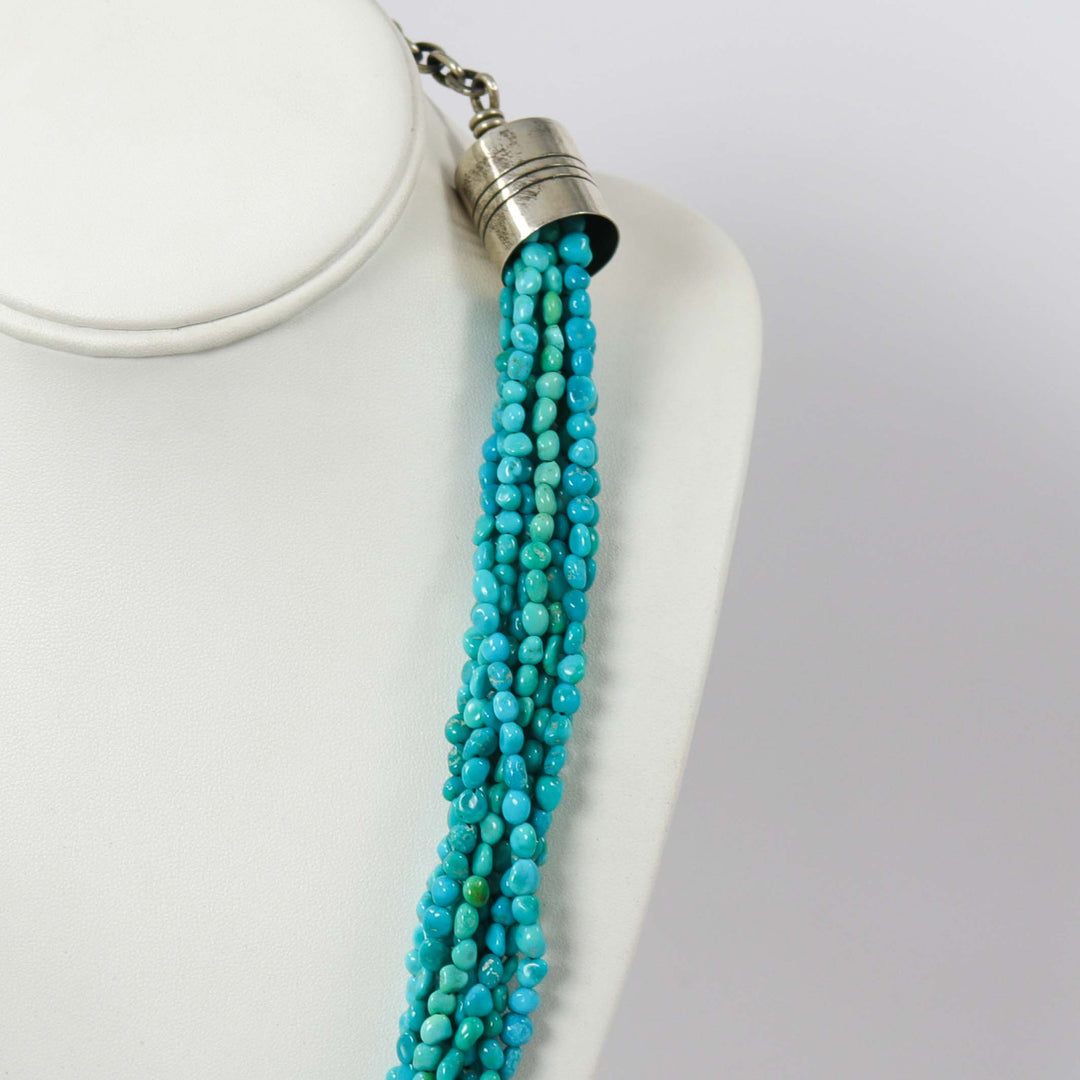 Sleeping Beauty Turquoise Necklace by Teresa Montoya - Garland's