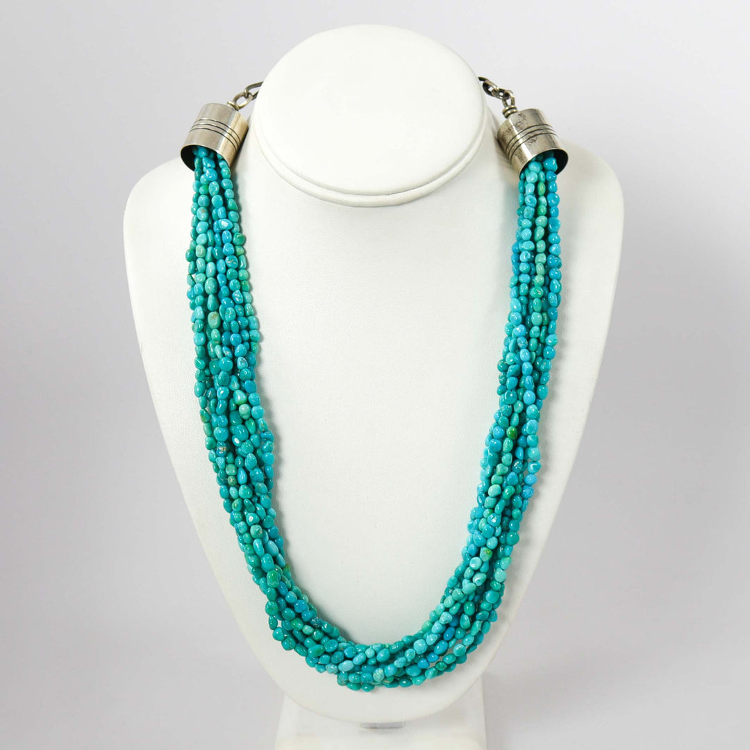 Sleeping Beauty Turquoise Necklace by Teresa Montoya - Garland's