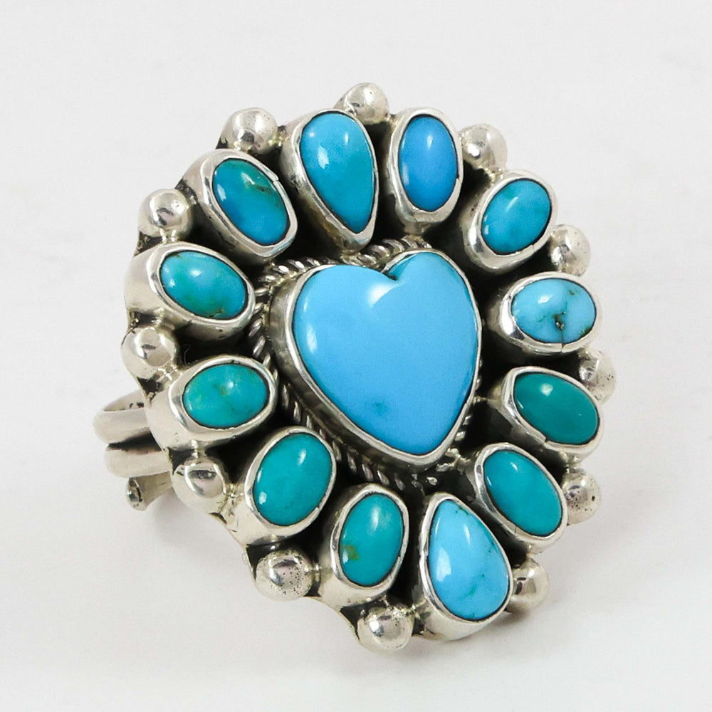 Sleeping Beauty Turquoise Ring by Clarissa and Vernon Hale - Garland's