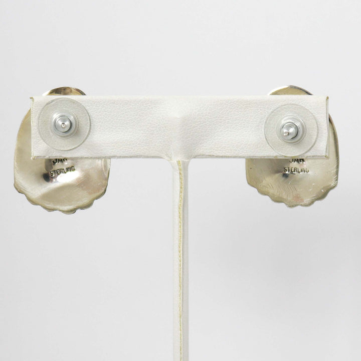 Spiny Oyster Earrings by Joe and Angie Reano - Garland's