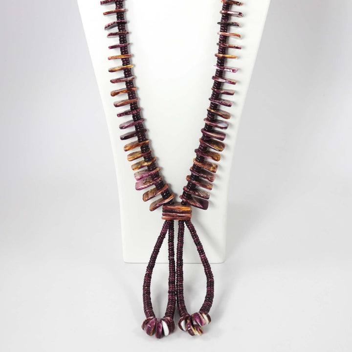 Spiny Oyster Jacla Necklace by Kenneth Aguilar - Garland's