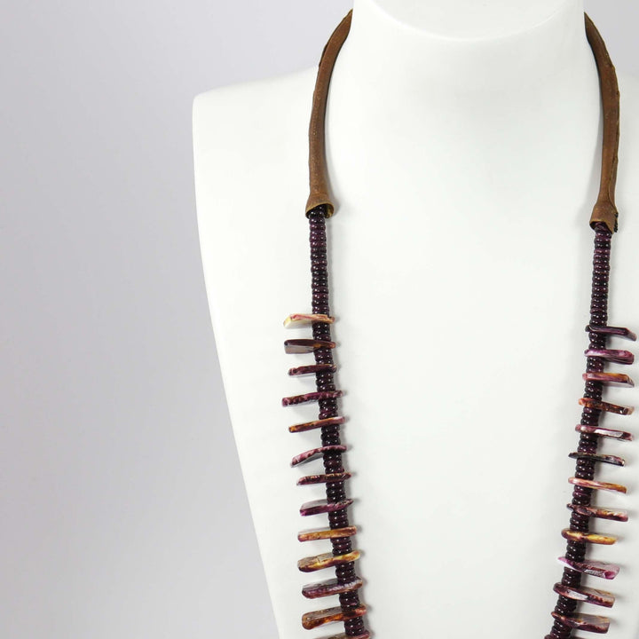 Spiny Oyster Jacla Necklace by Kenneth Aguilar - Garland's