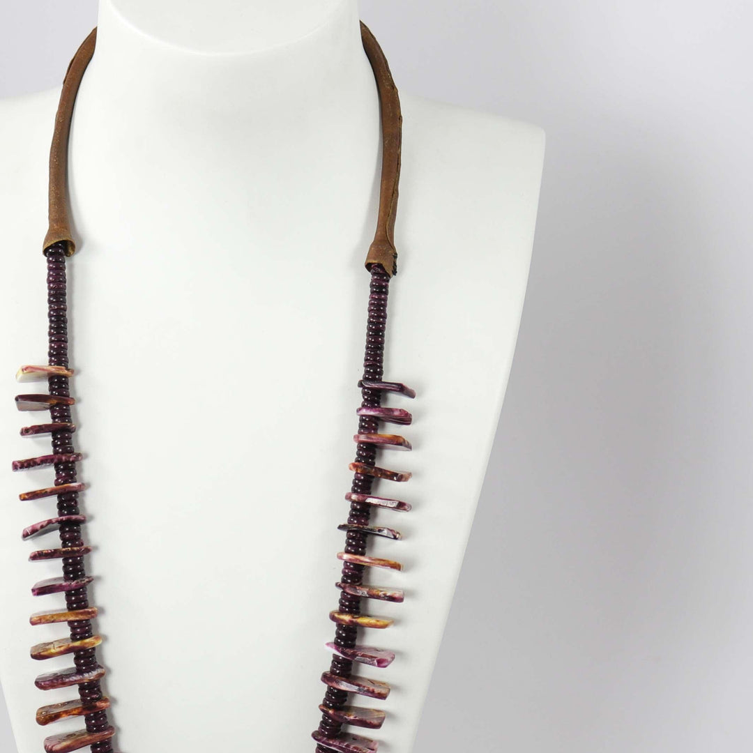 Spiny Oyster Jacla Necklace by Kenneth Aguilar - Garland's