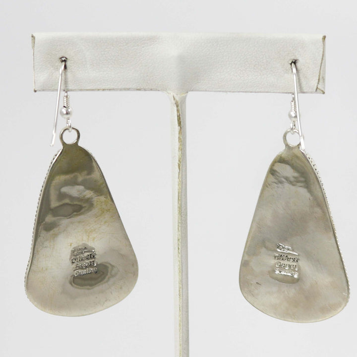 Spiny Oyster Shell Earrings by Gilbert Begay - Garland's