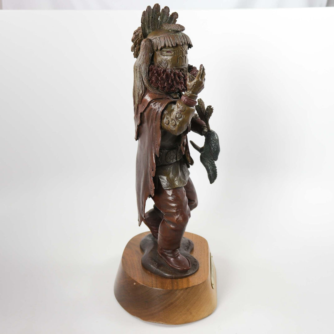 “Spiritual Peace” Bronze Sculpture by Lowell Talashoma Sr. - Garland's