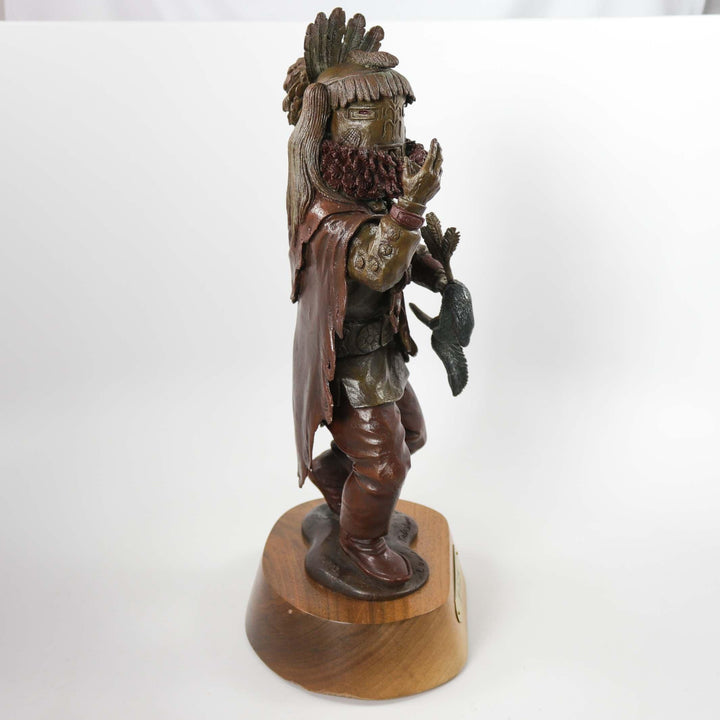 “Spiritual Peace” Bronze Sculpture by Lowell Talashoma Sr. - Garland's