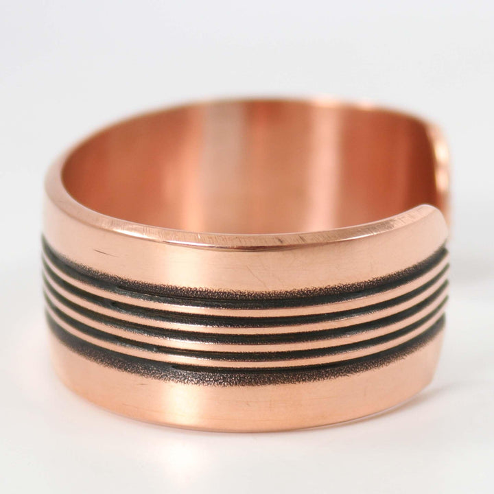 Stamped Copper Cuff by Karl Nataani - Garland's
