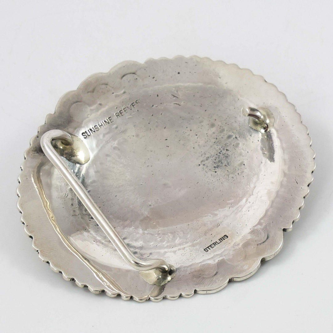 Stamped Silver Buckle by Sunshine Reeves - Garland's