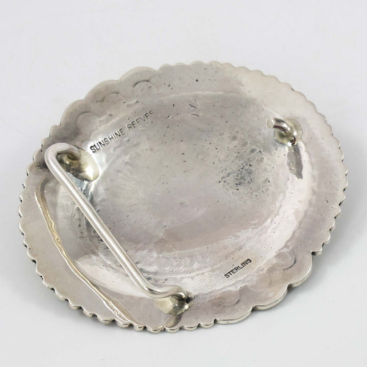 Stamped Silver Buckle by Sunshine Reeves - Garland's