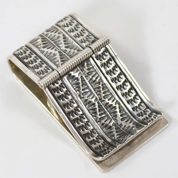 Stamped Silver Money Clip by Sunshine Reeves - Garland's