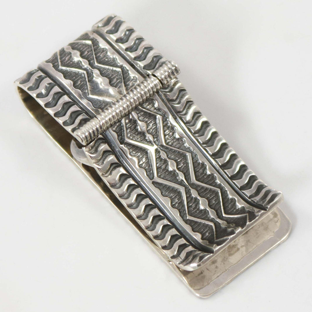 Stamped Silver Money Clip by Sunshine Reeves - Garland's