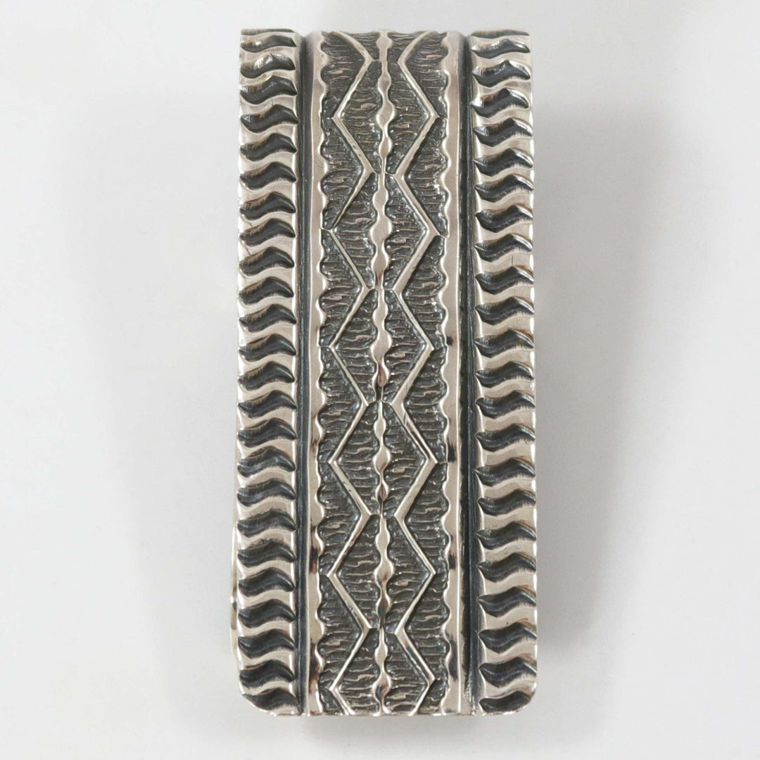 Stamped Silver Money Clip by Sunshine Reeves - Garland's