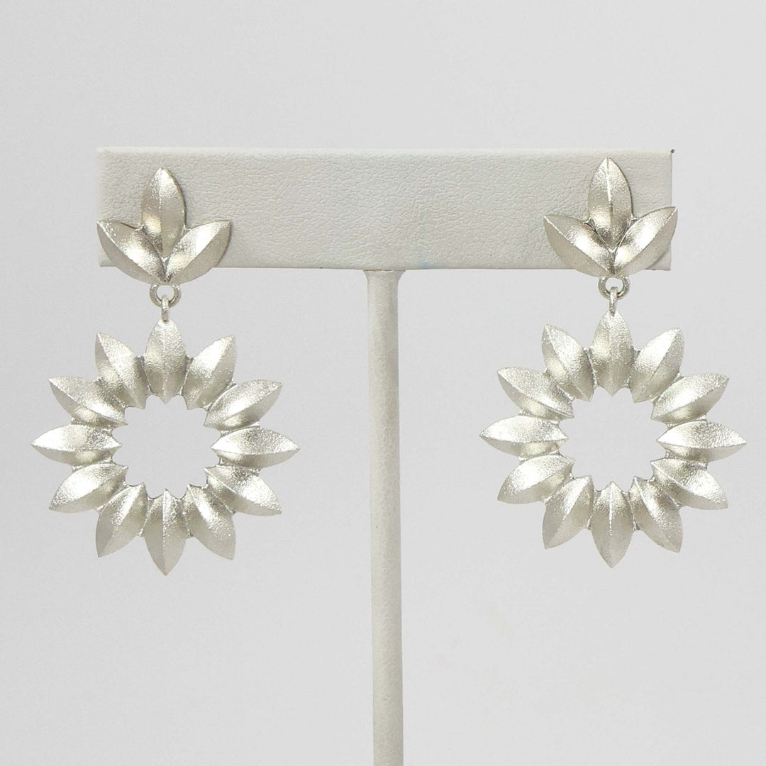 Sweet Pea Circle Earrings by Maria Samora - Garland's