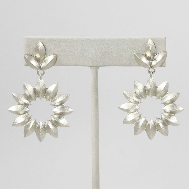 Sweet Pea Circle Earrings by Maria Samora - Garland's