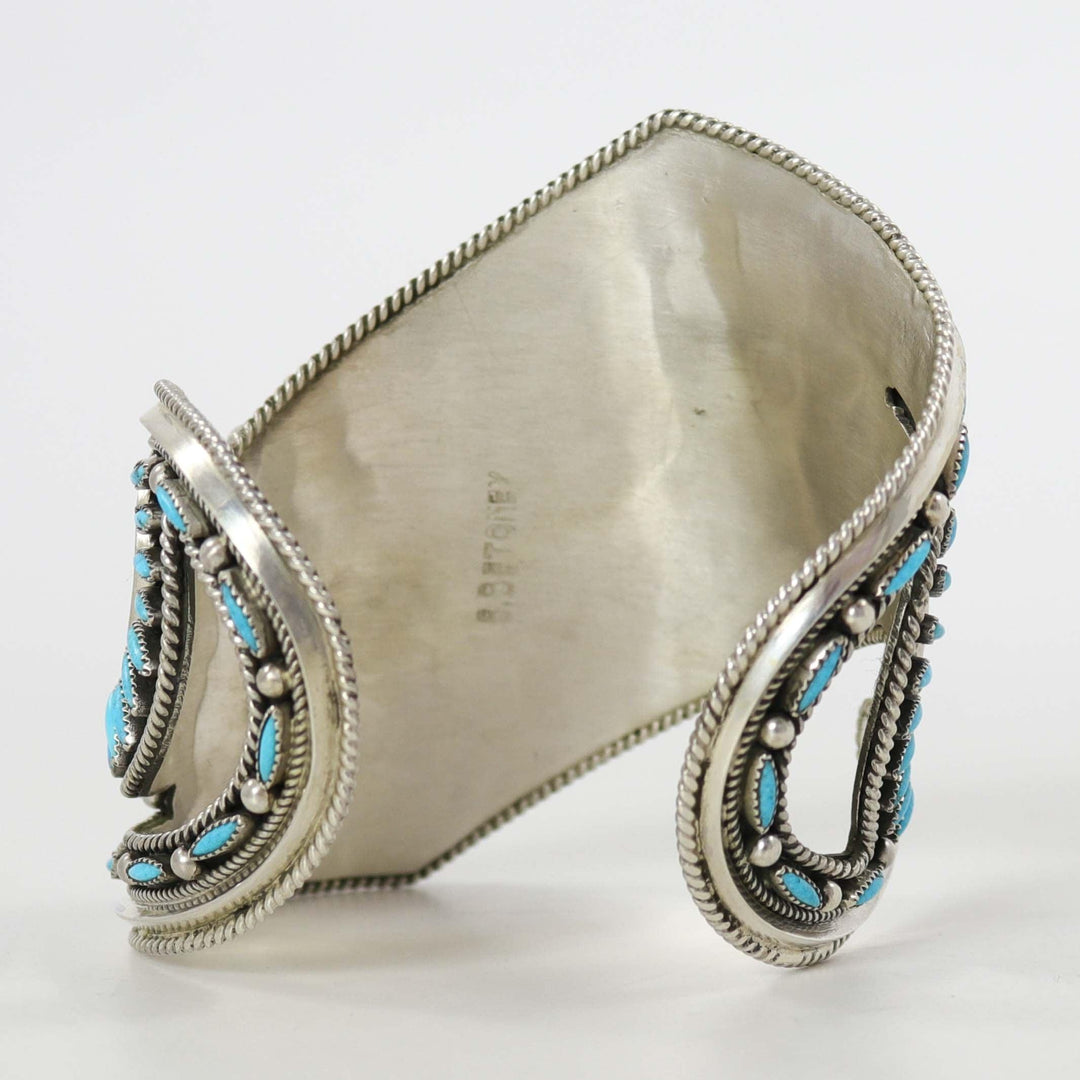 Turquoise “Carol” Cuff by Billy Betoney - Garland's