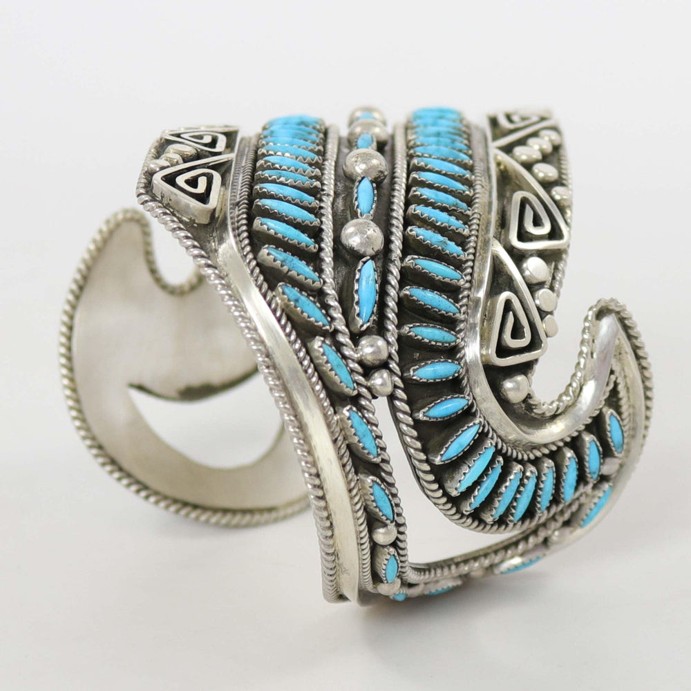 Turquoise “Carol” Cuff by Billy Betoney - Garland's