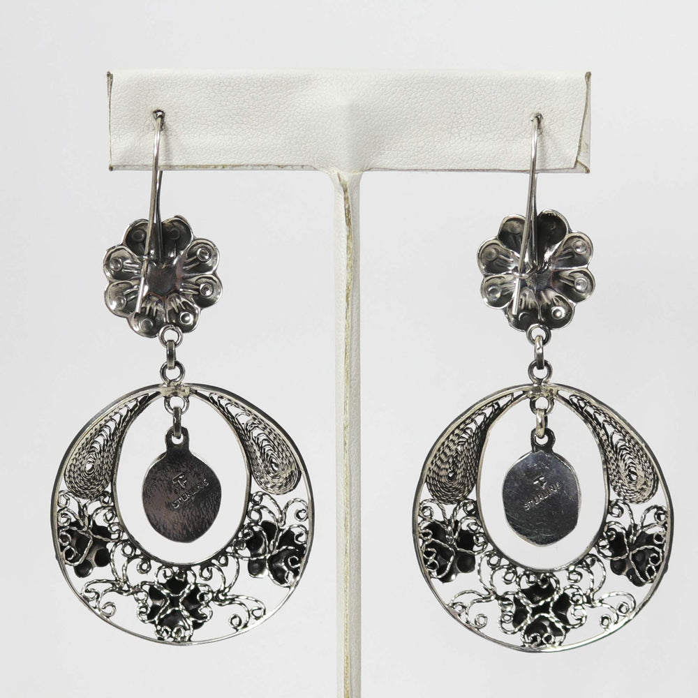 Turquoise Frida Kahlo Earrings by Federico - Garland's