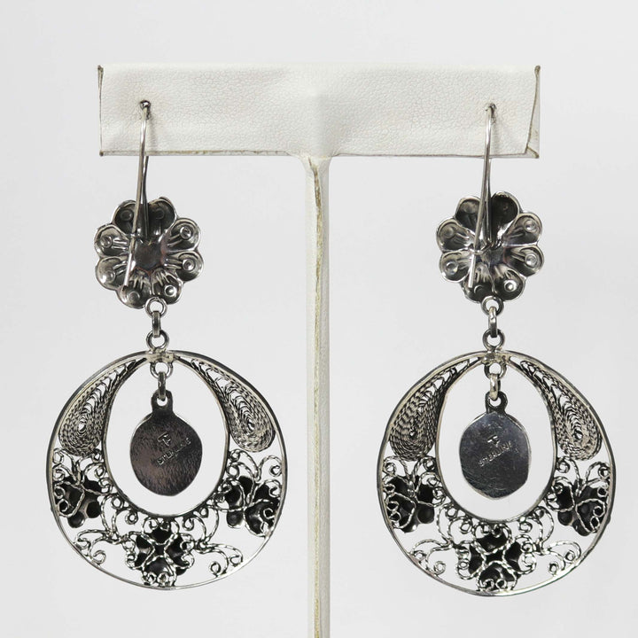 Turquoise Frida Kahlo Earrings by Federico - Garland's
