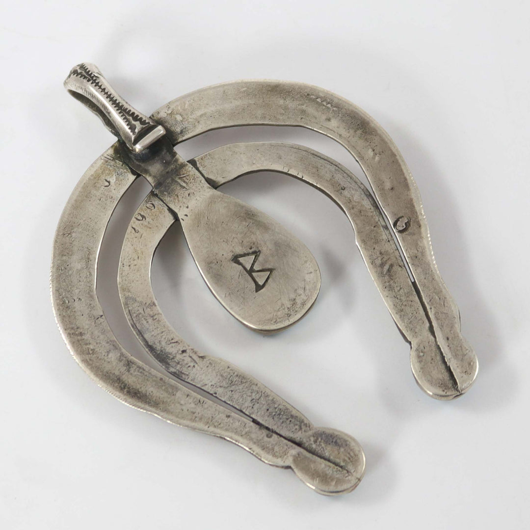 Turquoise Naja Pendant by Glenn Hermann - Garland's