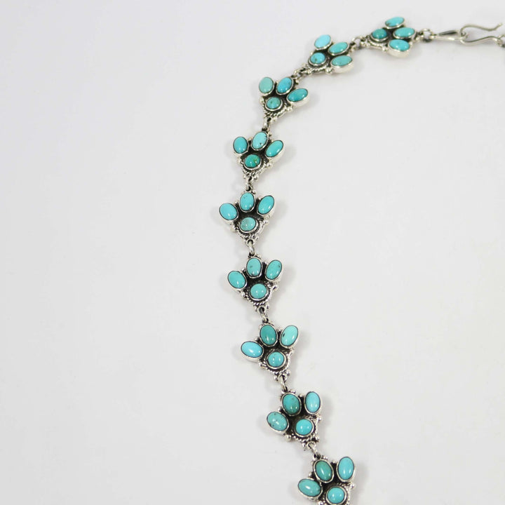Turquoise Squash Blossom Necklace by Federico - Garland's