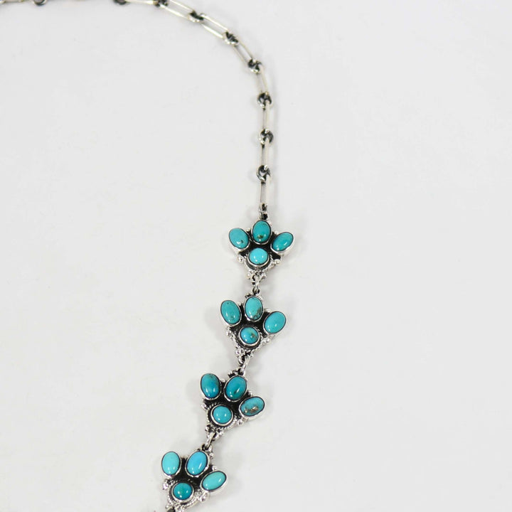 Turquoise Squash Blossom Necklace by Federico - Garland's