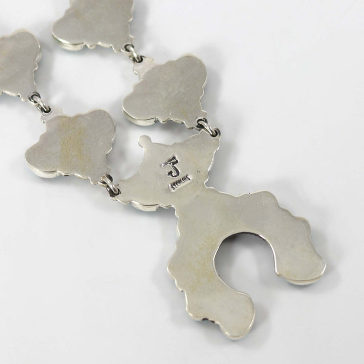 Turquoise Squash Blossom Necklace by Federico - Garland's