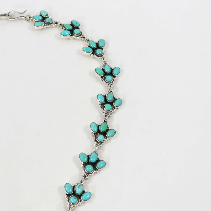 Turquoise Squash Blossom Necklace by Federico - Garland's