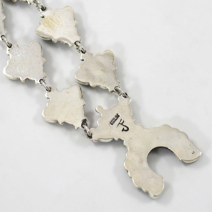 Turquoise Squash Blossom Necklace by Federico - Garland's