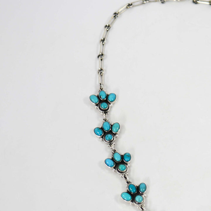 Turquoise Squash Blossom Necklace by Federico - Garland's