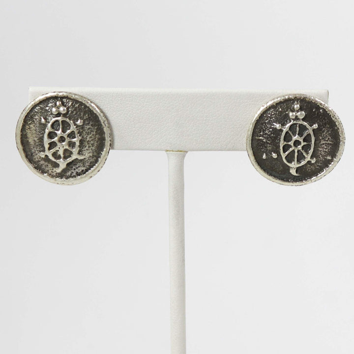 Turtle Earrings by Cordell Pajarito - Garland's