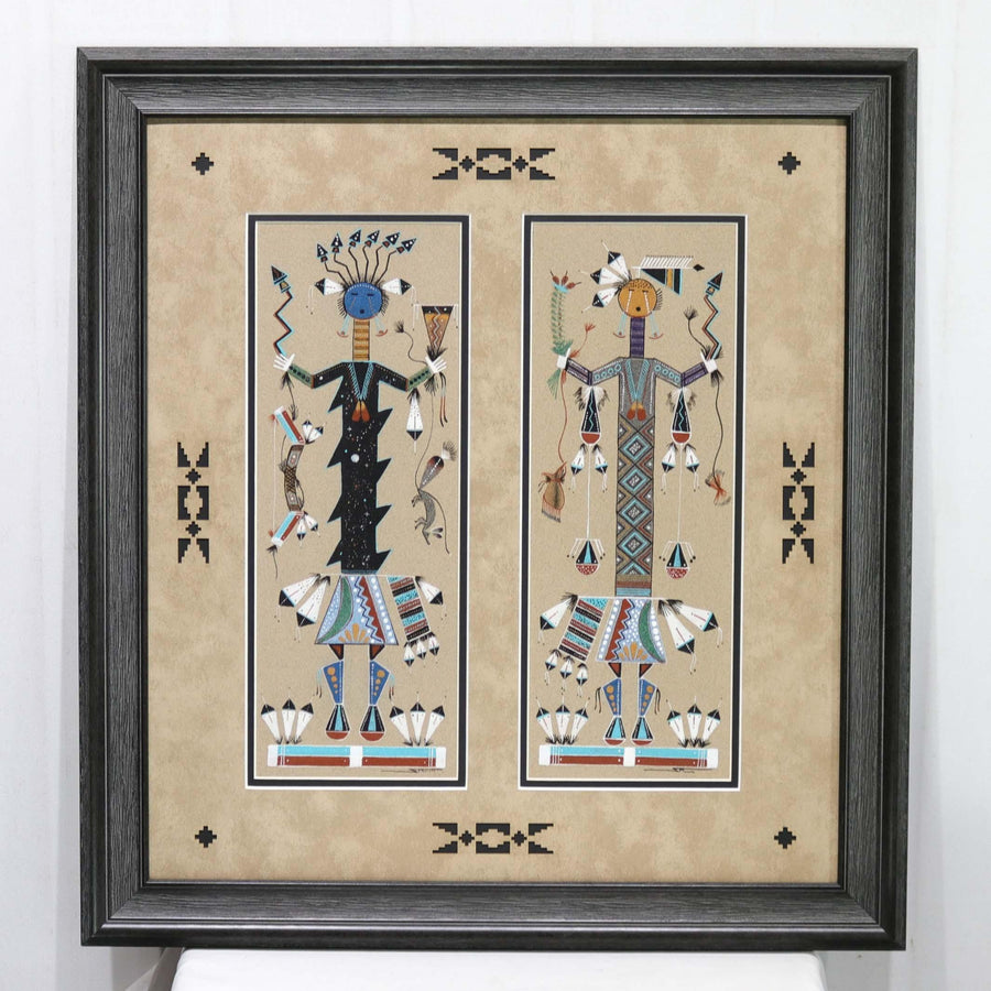 Twin Yei Sandpainting by Sammy Myerson - Garland's