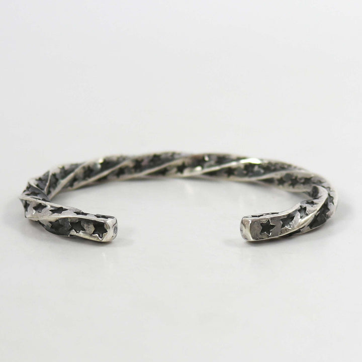 Twisted Silver Cuff by Sunshine Reeves - Garland's
