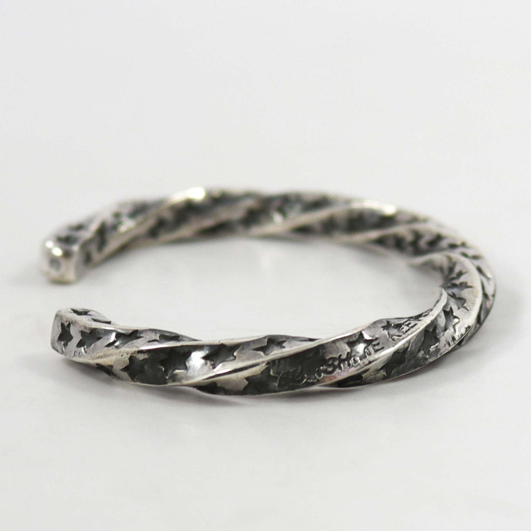 Twisted Silver Cuff by Sunshine Reeves - Garland's