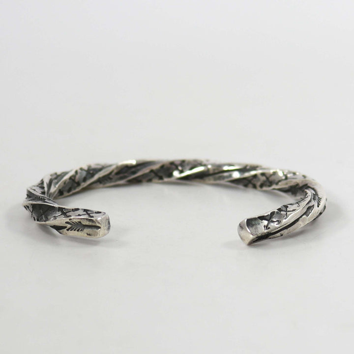 Twisted Silver Cuff by Sunshine Reeves - Garland's