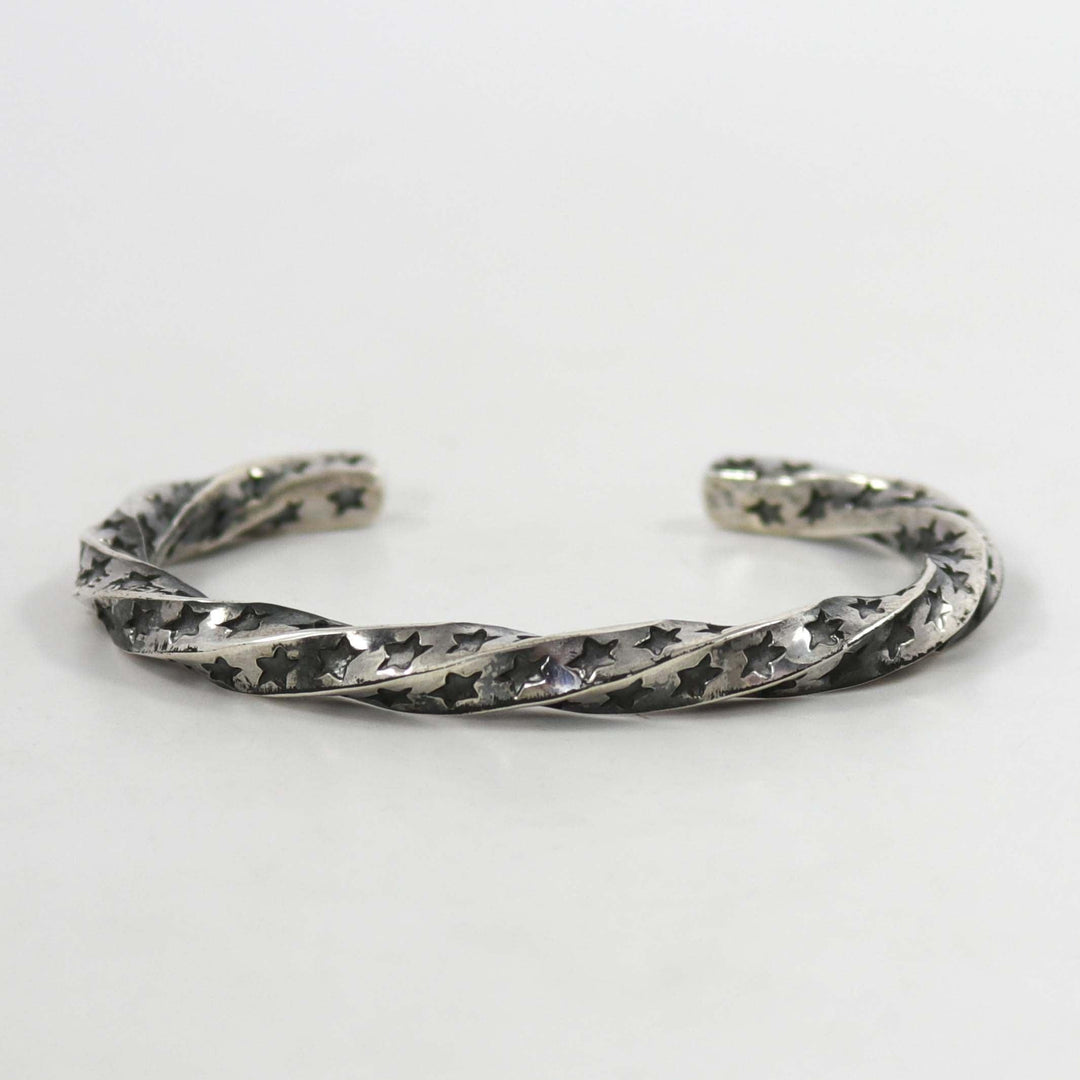 Twisted Silver Cuff by Sunshine Reeves - Garland's