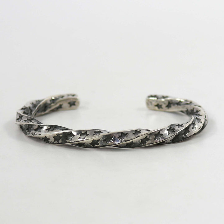 Twisted Silver Cuff by Sunshine Reeves - Garland's