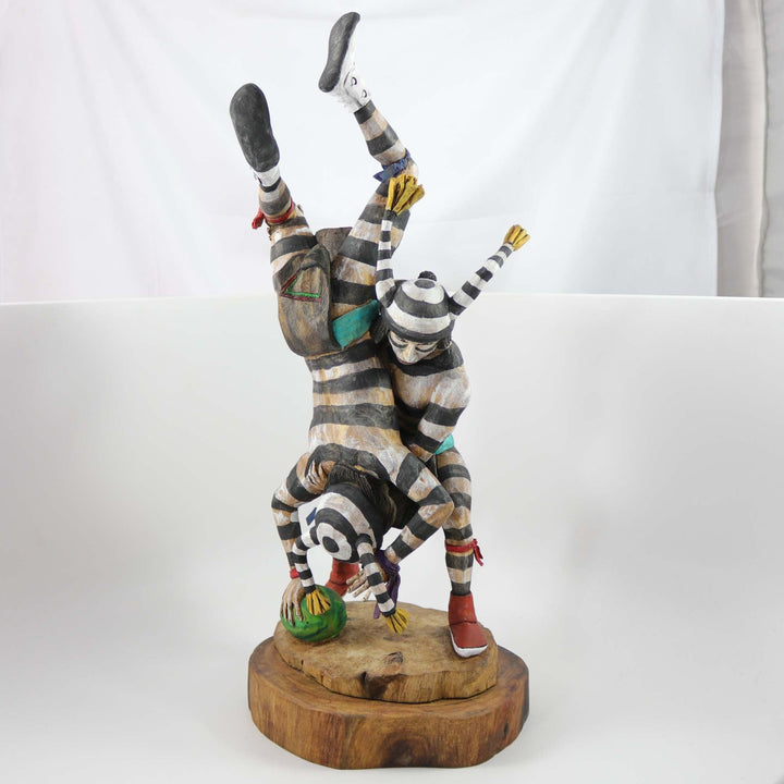 Wrestling Hano Clowns by Raymond Chee - Garland's
