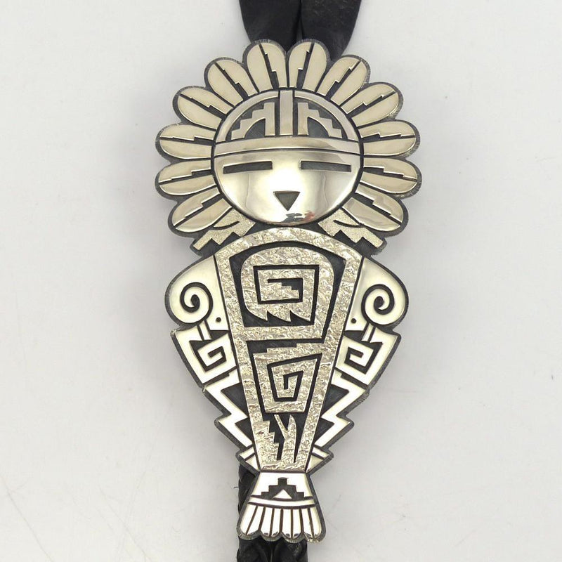 Sunface Bola Tie by Ruben Saufkie - Garland&