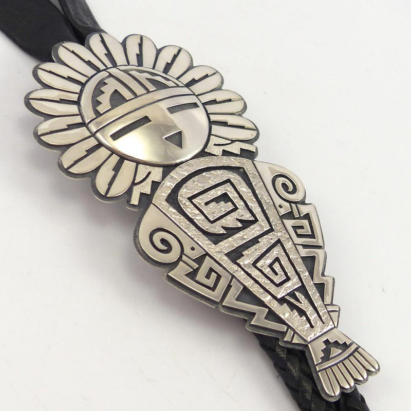 Sunface Bola Tie by Ruben Saufkie - Garland&
