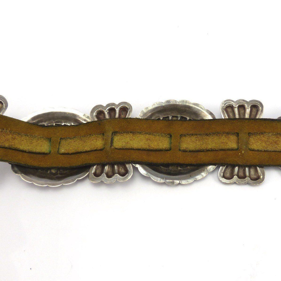 1950s Bisbee Turquoise Concha Belt by Vintage Collection - Garland's