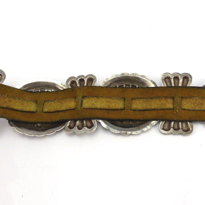 1950s Bisbee Turquoise Concha Belt by Vintage Collection - Garland's