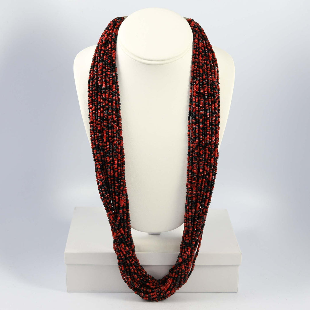29 Strand Glass Bead Necklace by Vintage Collection - Garland's