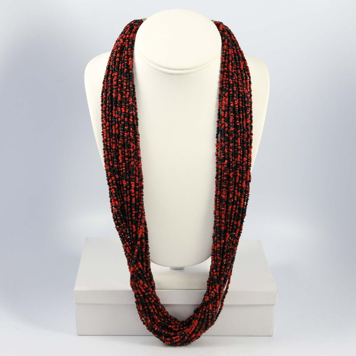 29 Strand Glass Bead Necklace by Vintage Collection - Garland's