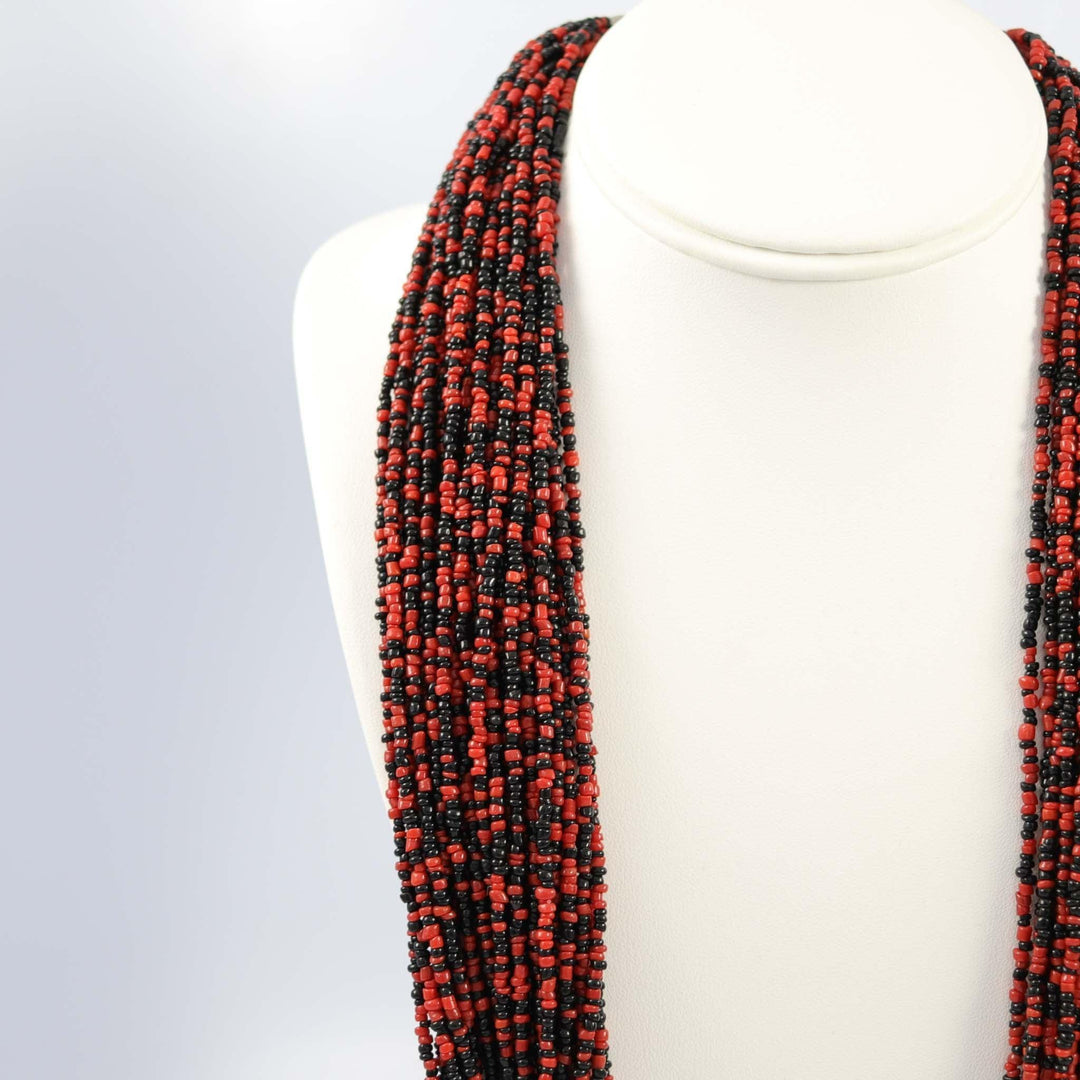 29 Strand Glass Bead Necklace by Vintage Collection - Garland's