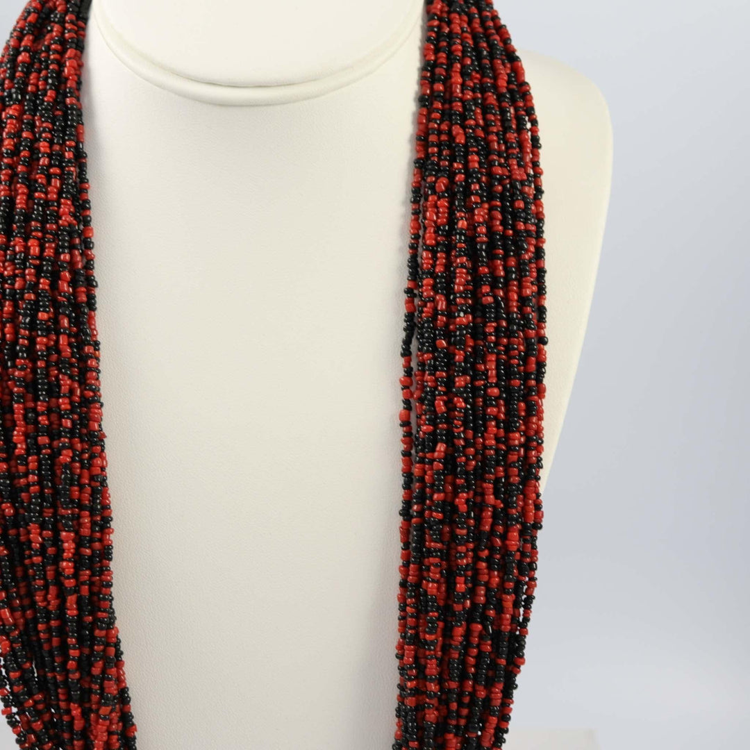 29 Strand Glass Bead Necklace by Vintage Collection - Garland's