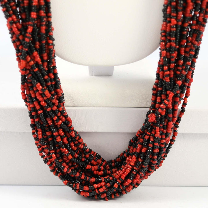 29 Strand Glass Bead Necklace by Vintage Collection - Garland's
