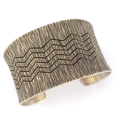 Zig Zag Cuff by Pete Johnson - Garland's