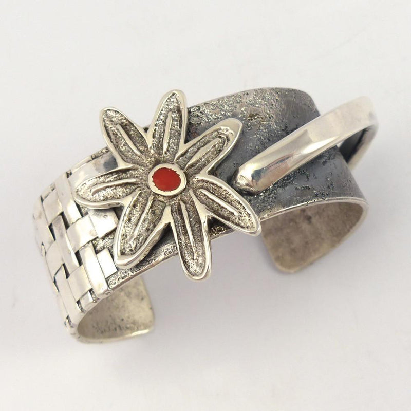 Coral Flower Cuff by Alethia Little Crawford - Garland&